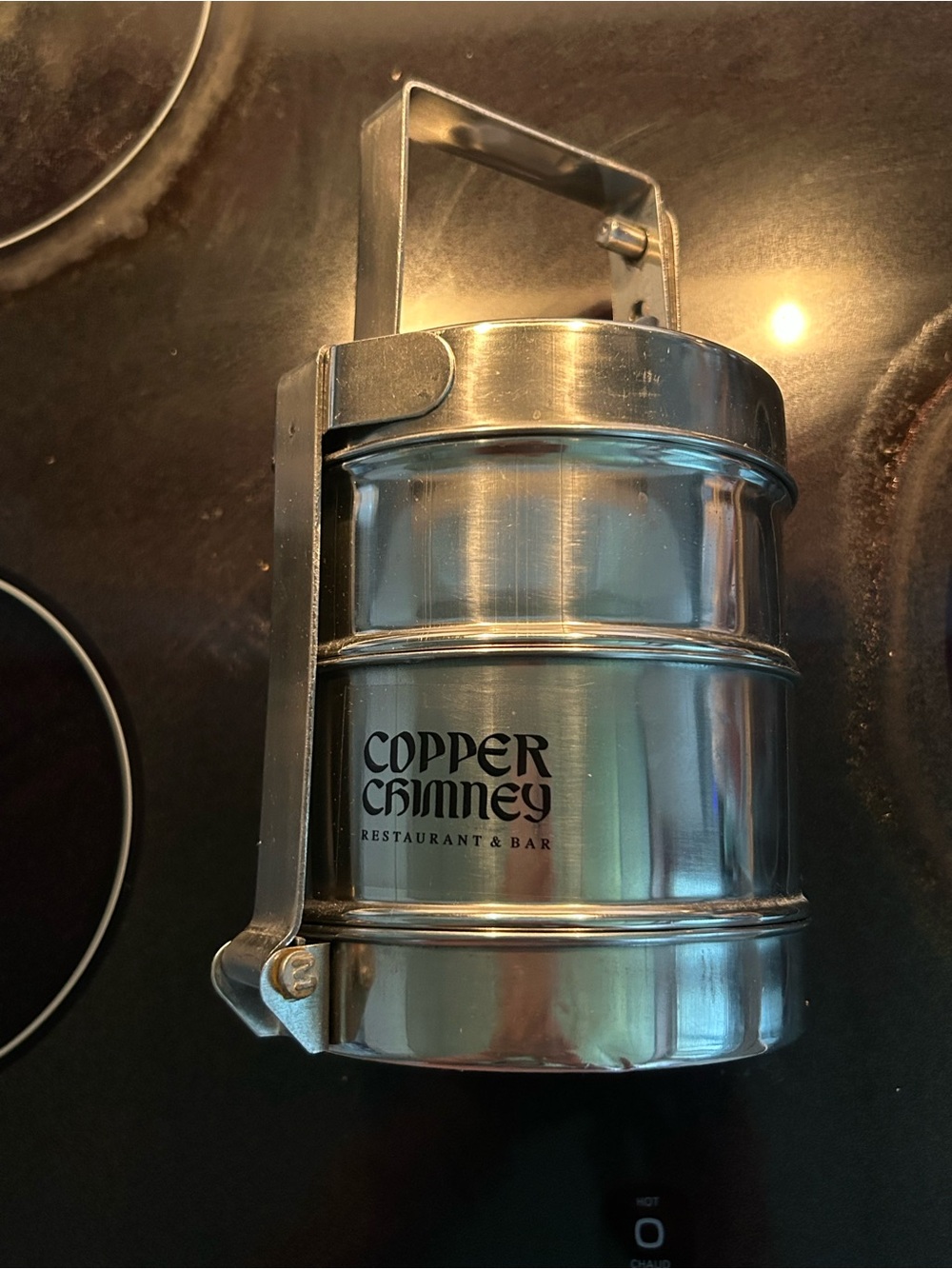 Copper Chimney Stainless Steel Tiffin Lunch Carrier - Silver